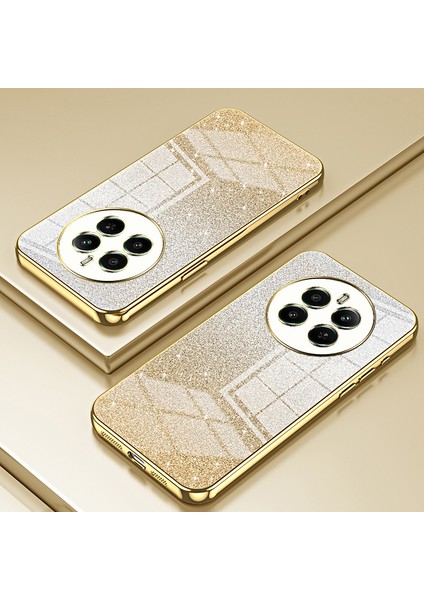 Realme 12 4g/12+5g Gradient Glitter Cep Telefonu Kılıfları Elektrokaplamalı Düşmeye Dayanıklı Tpu Kabuk-Altın (Yurt Dışından) indirimleri