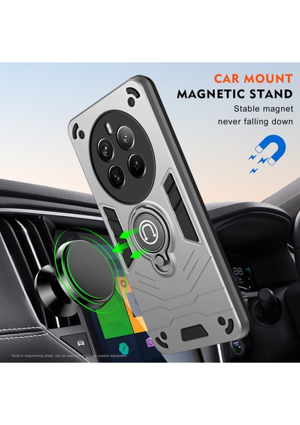 Realme 12 Pro 5g/12 Pro+5g Kılıf Pc+Tpu Telefon Kılıfı Halka Destekli-Gri (Yurt Dışından) indirimleri