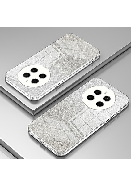 Realme 12 4g/12+5g Gradient Glitter Cep Telefonu Kılıfları Elektrokaplamalı Düşmeye Dayanıklı Tpu Kabuk-Şeffaf (Yurt Dışından) indirimleri