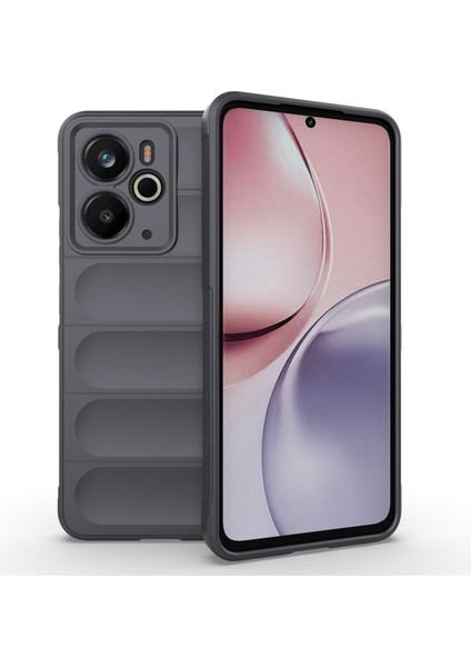 Realme 14 5g Kılıf Düşmeye Karşı Yumuşak Tpu Sağlam Telefon Arka Kapağı-Koyu Gri (Yurt Dışından)