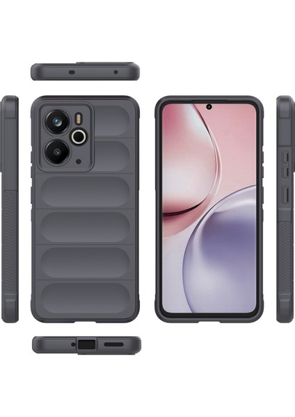 Realme 14 5g Kılıf Düşmeye Karşı Yumuşak Tpu Sağlam Telefon Arka Kapağı-Koyu Gri (Yurt Dışından) fiyatları