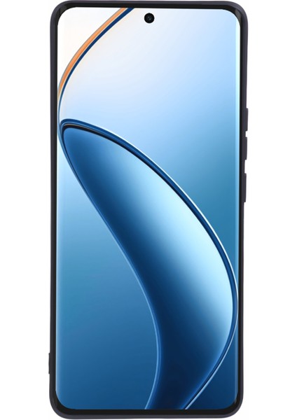 Realme 12 Pro 5g/12 Pro+5g Kılıf Hassas Kesikli Fiber Astar Tpu Koruyucu Telefon Kılıfı-Siyah (Yurt Dışından)