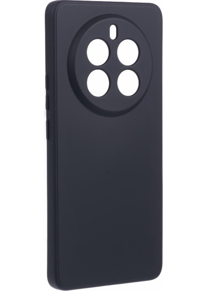 Realme 12 Pro 5g/12 Pro+5g Kılıf Hassas Kesikli Fiber Astar Tpu Koruyucu Telefon Kılıfı-Siyah (Yurt Dışından)