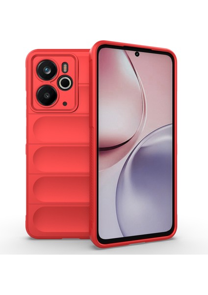 Realme 14 5g Kılıf Düşmeye Karşı Yumuşak Tpu Sağlam Telefon Arka Kapağı-Kırmızı (Yurt Dışından)