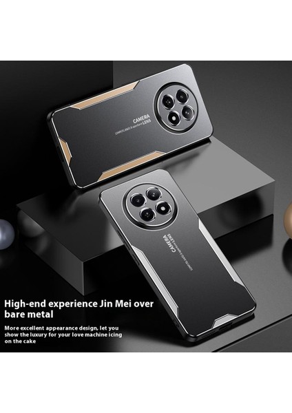 Realme 13 Pro 5g(Global)/13 Pro+5g(Global)Telefon Kılıfı Alüminyum Alaşımlı Tpu Pc Arka Kapak-Mavi (Yurt Dışından)