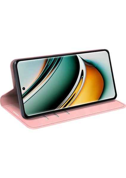 Realme 11 Pro 5g/11 Pro+5g Için Telefon Kılıfı, Pu Deri Cilt Dokunuşlu Cüzdan Standı Telefon Kılıfı-Pembe (Yurt Dışından) modelleri