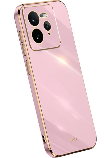 Xınlı Realme Gt 7 Pro 5g Kılıf Tpu Telefon Kılıfı Galvanik Çerçeveli-Mor (Yurt Dışından)