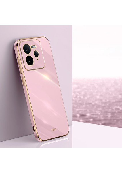 Xınlı Realme Gt 7 Pro 5g Kılıf Tpu Telefon Kılıfı Galvanik Çerçeveli-Mor (Yurt Dışından)