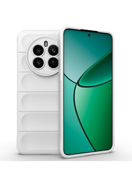 Realme 12 4g/12+5g Tpu Kılıf Kaymaz Sağlam Arka Koruyucu Kapak-Beyaz (Yurt Dışından)