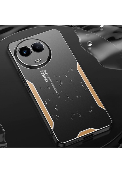 Realme 11 5g(Global)Kılıf Sağlam Alüminyum Alaşımlı Telefon Kılıfı-Kırmızı (Yurt Dışından) fiyatları