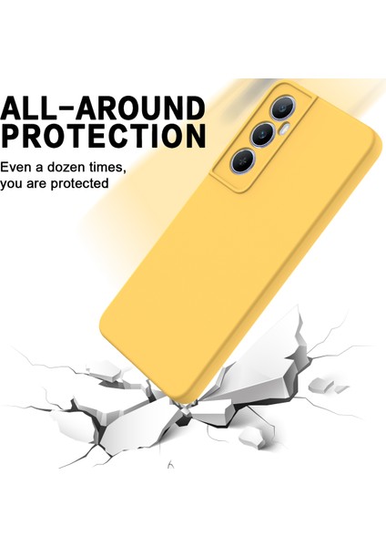 Realme C65 4g Koruyucu Kılıf Sıvı Silikon Telefon Kılıfı Bilek Kayışı Ile-Sarı (Yurt Dışından) indirimleri