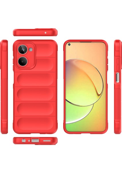 Realme 10 4g Yumuşak Tpu Cep Telefonu Kılıfı Kaymaz Çizilmeye Dayanıklı Sağlam Arka Koruyucu Telefon Kılıfı-Kırmızı (Yurt Dışından) indirimleri