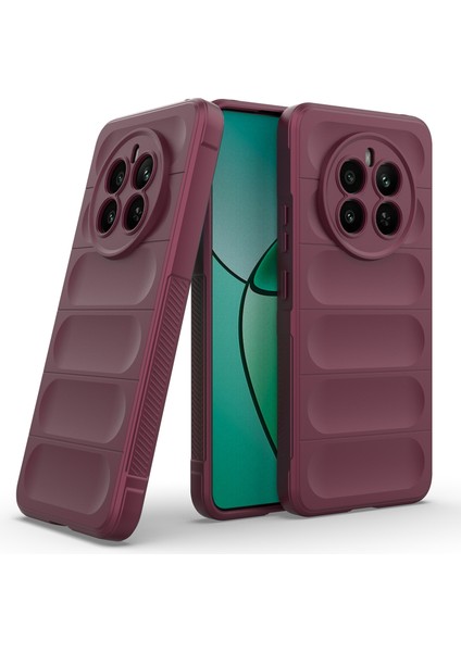 Realme 12 4g/12+5g Tpu Kılıf Kaymaz Sağlam Arka Koruyucu Kılıf-Şarap Kırmızısı (Yurt Dışından) indirimleri