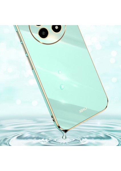 Xınlı Realme 13 Pro 5g(Global)/13 Pro+5g(Global) Kılıf Tpu Telefon Kılıfı Galvanik Çerçeveli-Camgöbeği (Yurt Dışından)