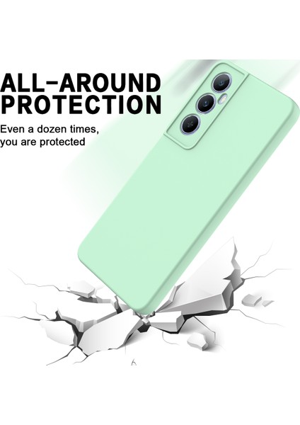 Realme C65 4g Koruyucu Kılıf Sıvı Silikon Telefon Kılıfı Bilek Kayışı Ile-Yeşil (Yurt Dışından) indirimleri