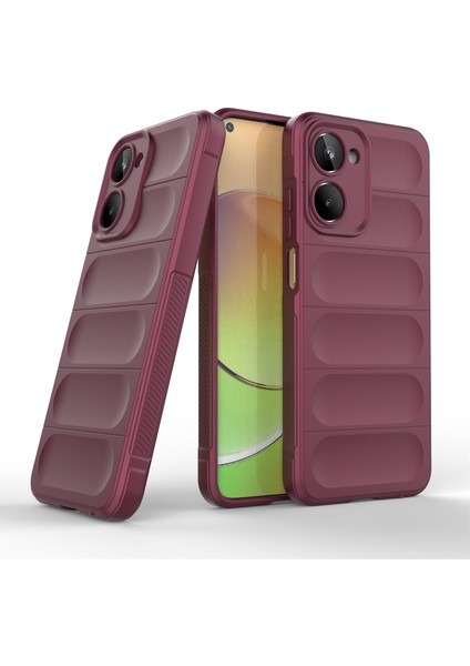 Realme 10 4g Yumuşak Tpu Cep Telefonu Kılıfı Kaymaz Çizilmeye Dayanıklı Sağlam Arka Koruyucu Telefon Kılıfı-Şarap Kırmızısı (Yurt Dışından) fiyatları