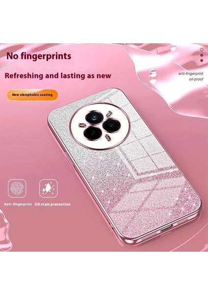Realme 14 Pro 5g Kılıf Galvanik Degrade Parıltılı Tpu Telefon Kılıfı-Pembe (Yurt Dışından) modelleri