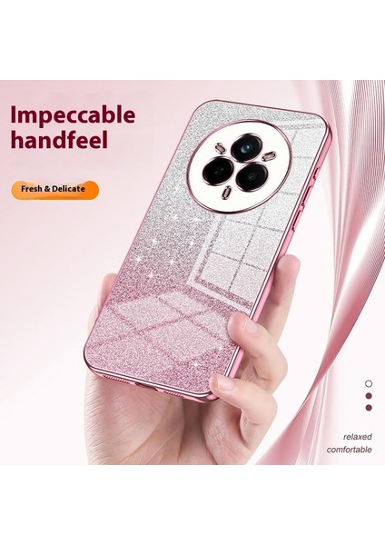 Realme 14 Pro 5g Kılıf Galvanik Degrade Parıltılı Tpu Telefon Kılıfı-Pembe (Yurt Dışından) fırsatları