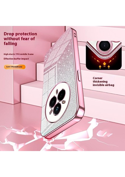 Realme 14 Pro 5g Kılıf Galvanik Degrade Parıltılı Tpu Telefon Kılıfı-Pembe (Yurt Dışından) indirimleri