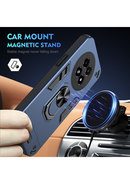 Realme 13 5g Kılıf Pc+Tpu Drop Defend Telefon Kılıfı Halkalı Ayaklı-Mavi (Yurt Dışından) fiyatları