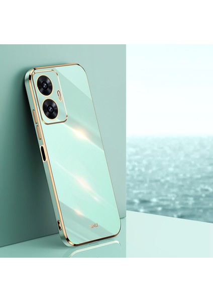 Xınlı Realme C55 4g Galvanik Tpu Telefon Kılıfı Çizilmez Telefon Kılıfı-Camgöbeği (Yurt Dışından) fiyatları