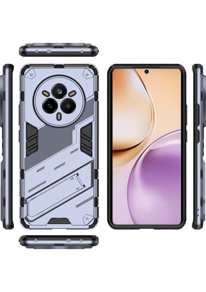 Realme 14 Pro 5g Kılıf Pc+Tpu Darbeye Dayanıklı Telefon Kılıfı Kickstand Ile-Gri (Yurt Dışından) fırsatları