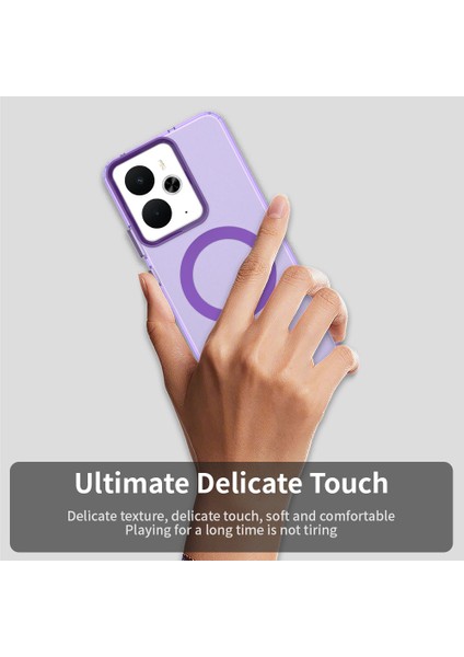 Realme 14 5g Kılıf Magsafe Anti Drop Hibrit Telefon Arka Kapağı ile Uyumlu-Mor (Yurt Dışından) indirimleri