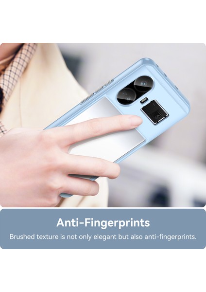 Realme Gt5 5g Kılıf Tpu+Akrilik Çizilmez Darbeye Dayanıklı Seri Telefon Kılıfı-Mavi (Yurt Dışından) indirimleri
