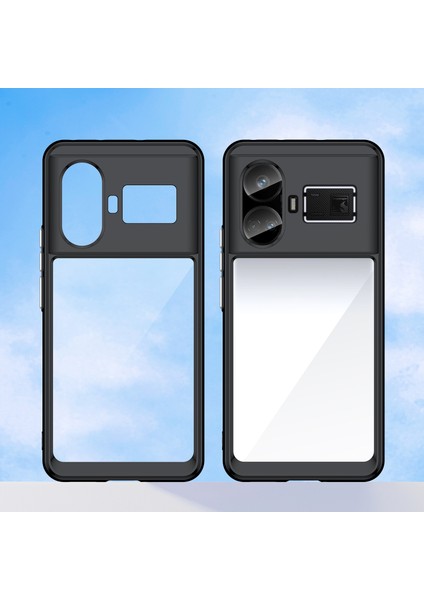 Realme Gt5 5g Kılıf Tpu+Akrilik Çizilmez Darbeye Dayanıklı Seri Telefon Kılıfı-Siyah (Yurt Dışından) fiyatları