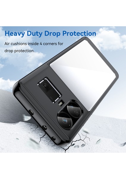 Realme Gt5 5g Kılıf Tpu+Akrilik Çizilmez Darbeye Dayanıklı Seri Telefon Kılıfı-Siyah (Yurt Dışından) modelleri