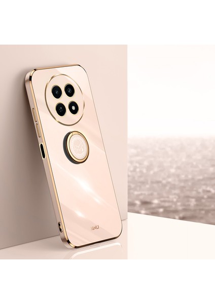 Xınlı Realme 12 5G/12X 5g Kılıf Düşmeye Lı Halka Destekli Tpu Galvanik Telefon Kılıfı-Pembe (Yurt Dışından) indirimleri