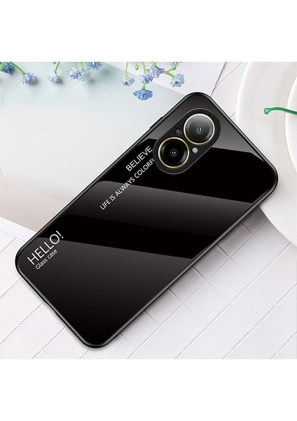 Realme C67 4g Temperli Cam Kılıf Düşmeye Karşı Koruyucu Telefon Kılıfı-Siyah (Yurt Dışından) indirimleri
