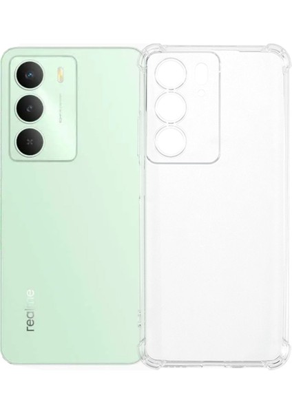 Realme 14X 5G/C75 Telefon Kılıfı Güçlendirilmiş Dört Köşe Düşmeye Karşı Şeffaf Tpu Kapak (Yurt Dışından)
