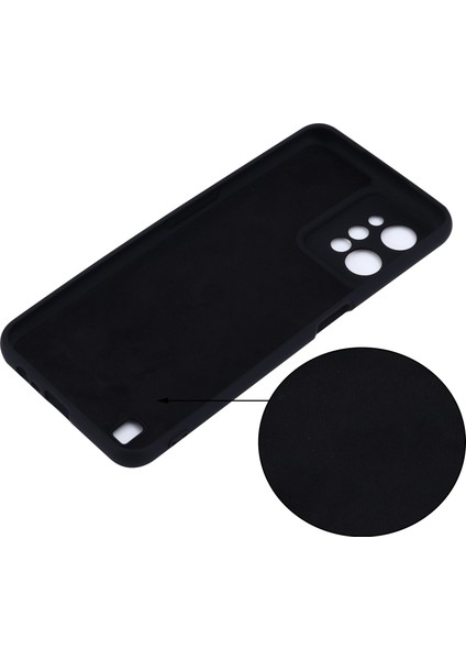 Realme C31 Sıvı Silikon Telefon Kılıfı Için, Kalınlaştırıcı Tasarım Yumuşak Mikrofiber Astar Yastık Çizilmez Koruyucu Kılıf-Siyah (Yurt Dışından) fırsatları