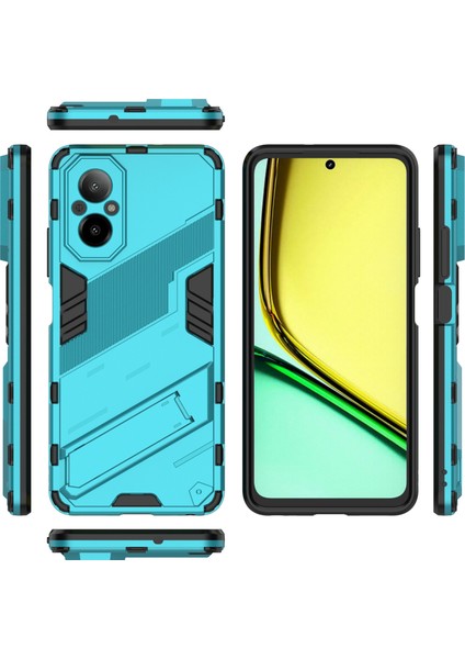 Realme C67 4g Telefon Kılıfı Çizilmez Ayaklı Pc+Tpu Kapak-Bebek Mavisi (Yurt Dışından) indirimleri