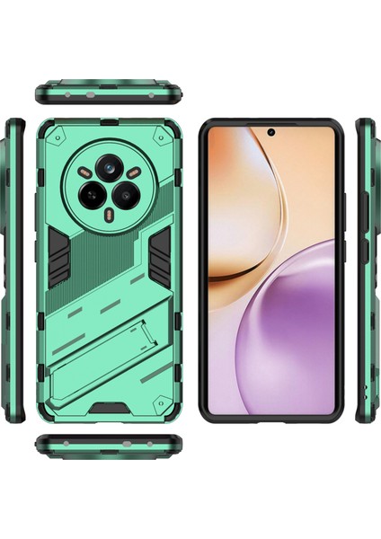 Realme 14 Pro 5g Kılıf Pc+Tpu Darbeye Dayanıklı Telefon Kılıfı Kickstand Ile-Yeşil (Yurt Dışından) fırsatları