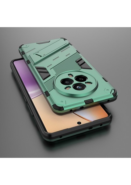 Realme 14 Pro 5g Kılıf Pc+Tpu Darbeye Dayanıklı Telefon Kılıfı Kickstand Ile-Yeşil (Yurt Dışından) indirimleri
