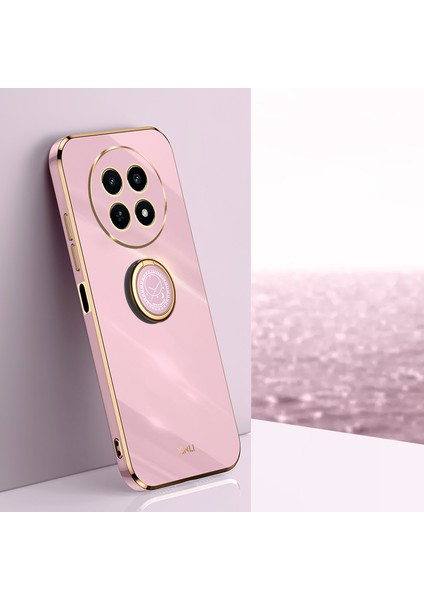 Xınlı Realme 12 5G/12X 5g Kılıf Düşmeye Lı Halka Destekli Tpu Galvanik Telefon Kılıfı-Mor (Yurt Dışından) indirimleri