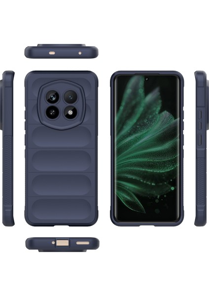 Realme P2 Pro 5g Kılıf Düşmeye Karşı Yumuşak Tpu Sağlam Telefon Arka Kapağı-Koyu Mavi (Yurt Dışından)