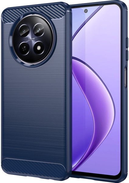 Realme 12 5g Tpu Kılıf Fırçalanmış Telefon Kılıfı Cep Telefonu Aksesuarları Tedarikçileri-Mavi (Yurt Dışından)