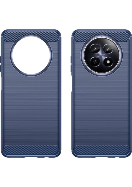 Realme 12 5g Tpu Kılıf Fırçalanmış Telefon Kılıfı Cep Telefonu Aksesuarları Tedarikçileri-Mavi (Yurt Dışından) modelleri