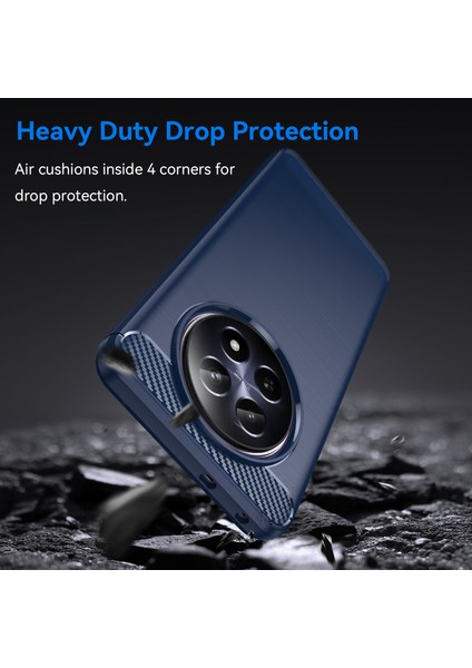 Realme 12 5g Tpu Kılıf Fırçalanmış Telefon Kılıfı Cep Telefonu Aksesuarları Tedarikçileri-Mavi (Yurt Dışından) fırsatları