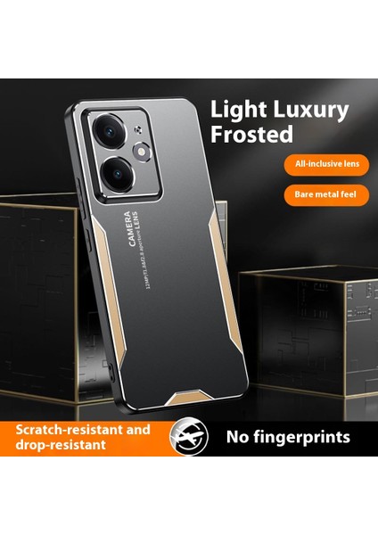 Realme Neo7 Se 5g Telefon Kılıfı Alüminyum Alaşımlı Tpu Pc Arka Kapak-Altın (Yurt Dışından) modelleri