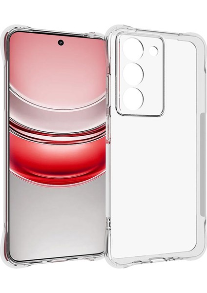 Realme 14X (Hindistan) 5G/V60 Pro 5g Tpu Telefon Kılıfı Kaymaz Şeffaf Cep Telefonu Kılıfı (Yurt Dışından)