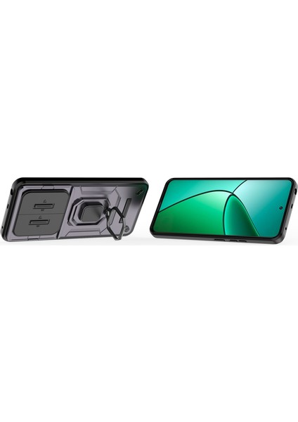 Realme 12 4g/12+5g Kılıf Pc+Tpu Koruyucu Telefon Kılıfı Sürgülü Kamera Koruyucu-Mor (Yurt Dışından) modelleri