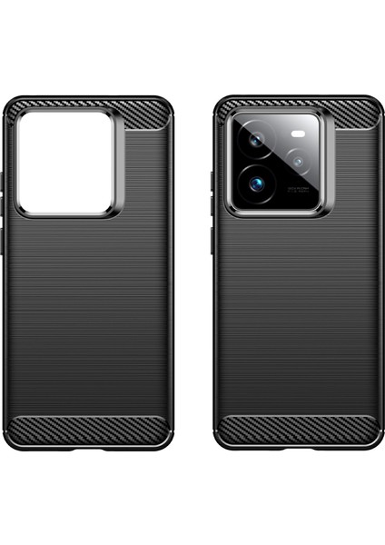 Realme Gt 7 Pro 5g Kılıf Koruyucu Telefon Kılıfı Karbon Fiber Doku Fırçalanmış-Siyah (Yurt Dışından) modelleri