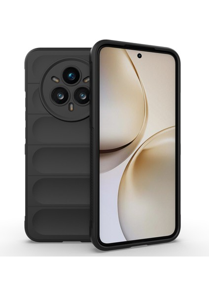 Realme 14 Pro+5g Kılıf Düşmeye Karşı Yumuşak Tpu Sağlam Telefon Arka Kapağı-Siyah (Yurt Dışından)
