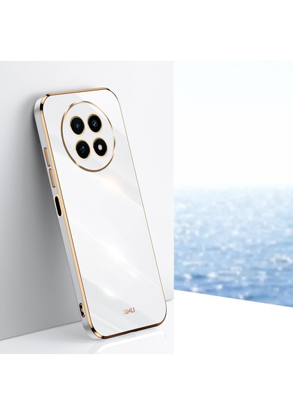 Xınlı Realme 12 5G/12X 5g Kılıf Galvanik Tasarım Tpu Çizilmez Telefon Kılıfı-Beyaz (Yurt Dışından) indirimleri