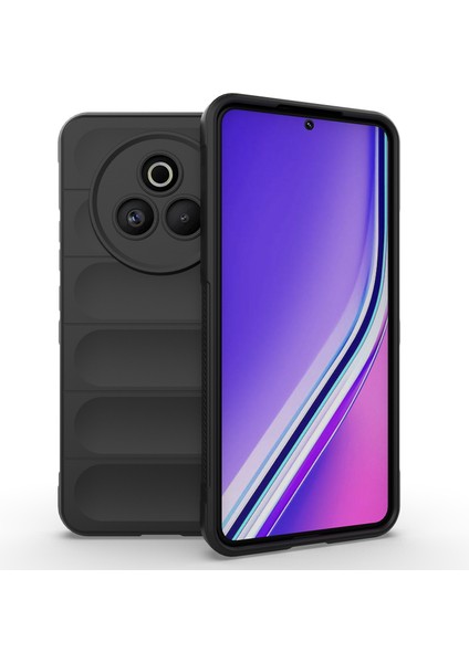 Realme P3 Pro 5g Kılıf Düşmeye Karşı Yumuşak Tpu Sağlam Telefon Arka Kapağı-Siyah (Yurt Dışından)