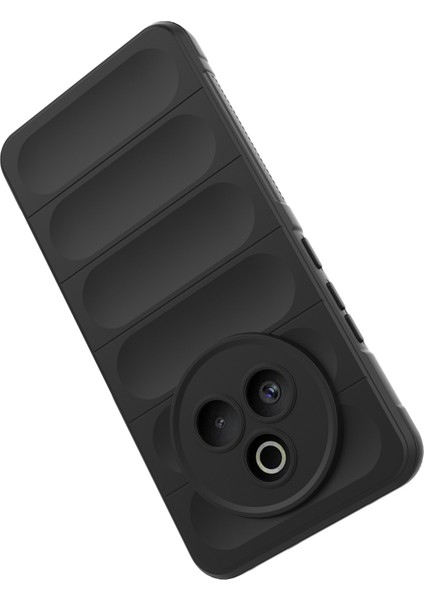 Realme P3 Pro 5g Kılıf Düşmeye Karşı Yumuşak Tpu Sağlam Telefon Arka Kapağı-Siyah (Yurt Dışından)